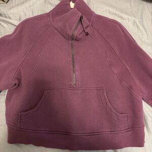 Lululemon Athletica Plum Half-Zip Pullover